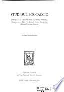 Studi sul Boccaccio