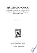 Studi sul Boccaccio