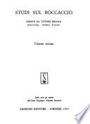Studi sul Boccaccio