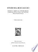 Studi sul Boccaccio