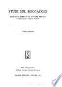 Studi sul Boccaccio
