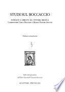 Studi sul Boccaccio