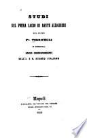 Studi sul poema sacro di Dante Allighieri