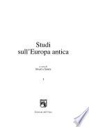 Studi sull'Europa antica