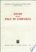 Studi sulla pace di Costanza