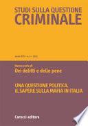 Studi sulla questione criminale (2021)