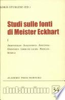 Studi sulle fonti di Meister Eckhart