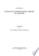 Studi sulle fortificazioni greche di Leontini