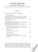 Studi tassiani