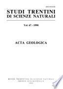 Studi trentini di scienze naturali