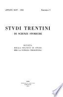 Studi trentini di scienze storiche