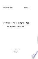Studi trentini di scienze storiche