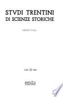 Studi trentini di scienze storiche
