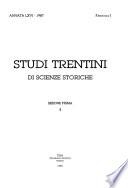 Studi trentini di scienze storiche