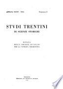 Studi trentini di scienze storiche