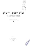 Studi trentini di scienze storiche