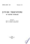 Studi trentini di scienze storiche