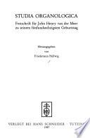 Studia organologica