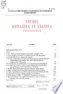 Studia Romanica Et Anglica Zagrabiensia