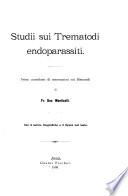 Studii sui trematodi endoparassiti