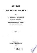 Studii sul morbo colera