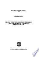 Studio sull'uso delle congiunzioni concessive nell'italiano del periodo 1200-1600
