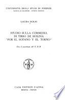Studio sulla commedia di Tirso de Molina Por el sotano y el torno