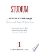 Studium - Le Università cattoliche oggi