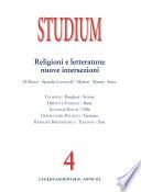 Studium - religioni e letteratura: nuove intersezioni