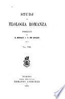 Studj di filologia romanza