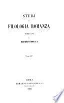 Studj di filologia romanza