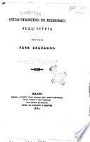 Studj statistici ed economici sull'Istria