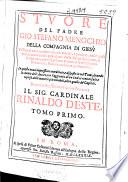 Stuore del padre Gio. Stefano Menochio ... tessute di varie eruditioni sacre, morali, e profane, nelle quali si dichiarano molti passi oscuri della Sacra Scrittura ...