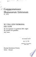 Su una gens romana, gli Ulpii