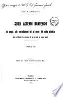 Sugli accenni danteschi ai segni, alle costellazioni ed al moto del cielo stellato da occidente in oriente di un grado in cento anni
