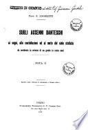 Sugli accenni danteschi ai segni, alle costellazioni ed al moto del cielo stellato da occidente in oriente di un grado in cento anni