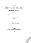Sugli spettri prismatici de'corpi celesti