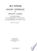 Sui Funghi Saggio Generale di Giovanni Larber