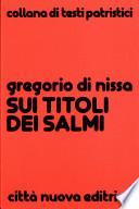 Sui titoli dei Salmi