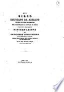 Sul circo edificato da Adriano vicino al suo mausoleo per celebrare il Natale di Roma nell'anno 874. dissertazione del cavaliere Luigi Canina socio ordinario e censore della Pontificia Accademia di archeologia letta nell'adunanza tenuta il di 18 di aprile 1839