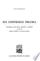 Sul controllo dell'ira