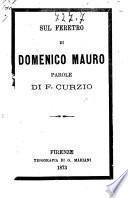 Sul feretro di Domenico Mauro parole di F. Curzio