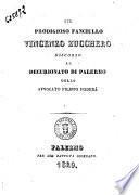 Sul prodigioso fanciullo Vincenzo Zucchero. Discorso al Decurionato di Palermo dello avvocato Filippo Foderà