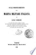 Sull'ordinamento della Marina militare italiana