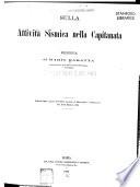 Sulla attività sismica nelle Capitanata
