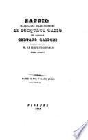 Sulla causa finora ignota delle sventure di Torquato Tasso [di] Gaetano Capponi