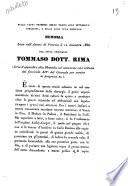 Sulla causa prossima delle varici alle estremità inferiori, e sulla loro cura radicale memoria letta nell'Ateneo di Venezia li 12 dicembre 1836 dal socio ordinario Tommaso dott. Rima