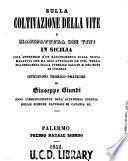 Sulla coltivazione della vite