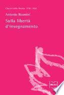 Sulla libertà d'insegnamento