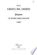 Sulla libertá del credito